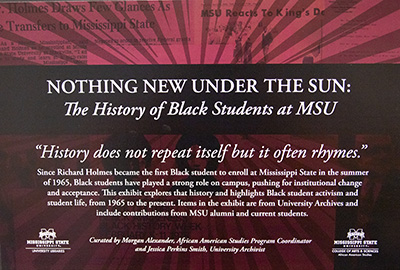 Intro card from the "Nothing New Under the Sun" exhibit.